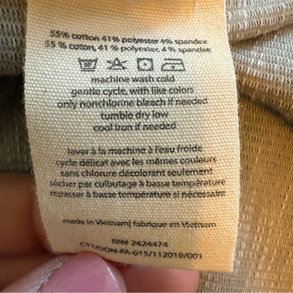 DONNI. | Anthropologie | Sandwash Ribbed Cardigan | One Size Fits All - Picture 9 of 9